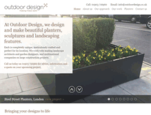 Tablet Screenshot of outdoordesign.co.uk